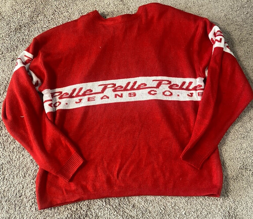 Pelle Pelle Marc Buchanan Pullover  Sweater Red 3XL